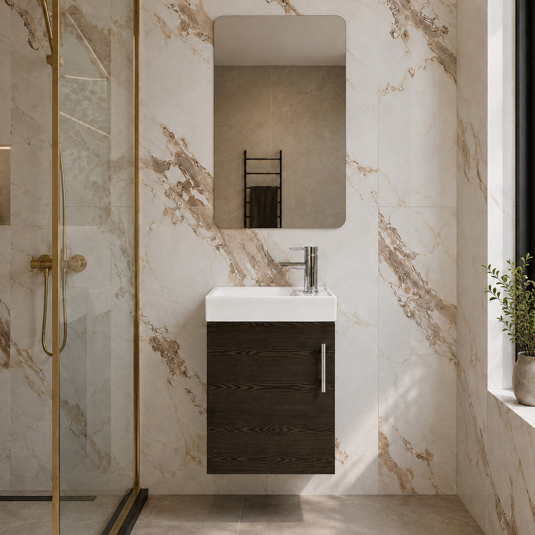 Mito Cloakroom Vanity Pack - Anthracite Oak