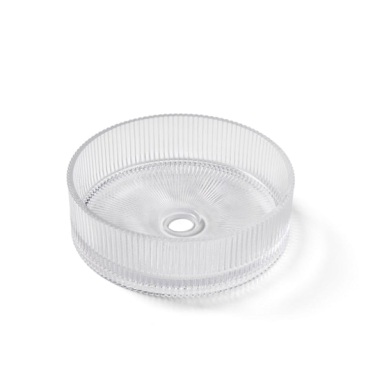 Iceberg Fluted Glass Round Bowl 
