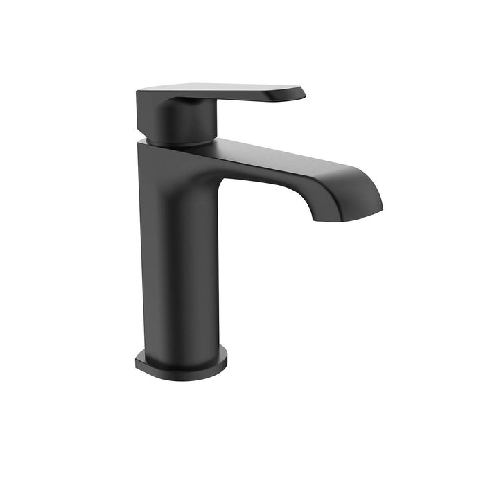 Eliseo Ricci Daytona mono basin mixer tap in matt black finish