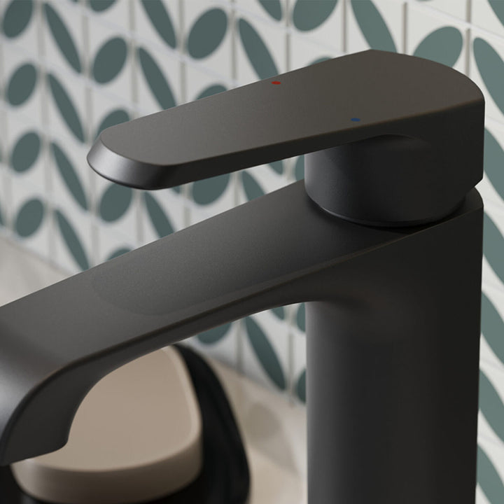 Eliseo Ricci Daytona Mono Basin Mixer - Matt Black