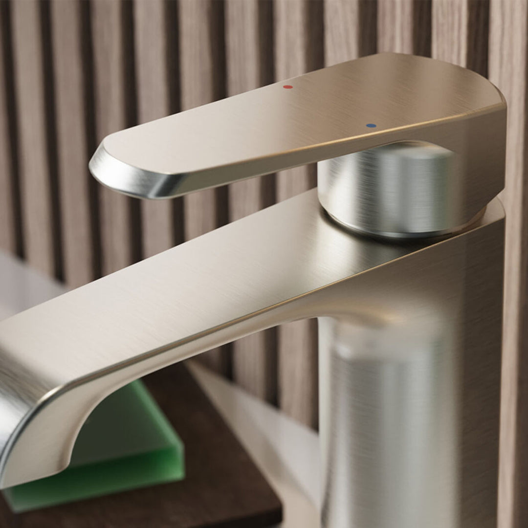 Eliseo Ricci Daytona Mono Basin Mixer - Brushed Nickel