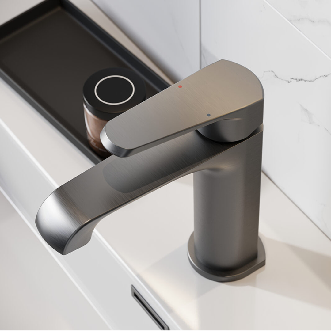 Eliseo Ricci Daytona Mono Basin Mixer - Gunmetal