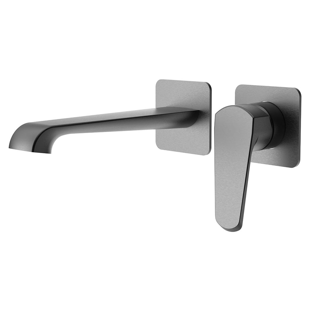 Eliseo Ricci Daytona wall mounted basin filler tap in gunmetal finish