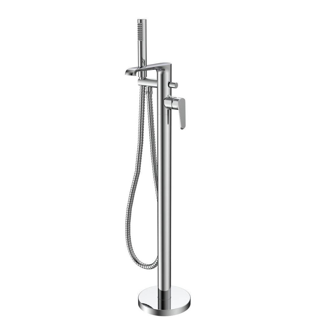 Eliseo Ricci Daytona freestanding bath shower mixer tap in chrome finish