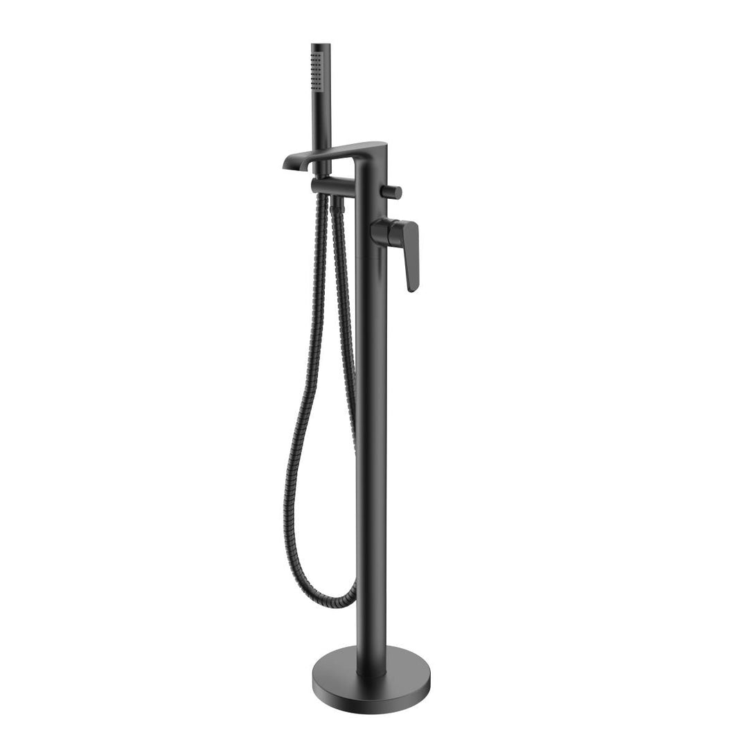 Eliseo Ricci Daytona freestanding bath shower mixer tap in gunmetal finish