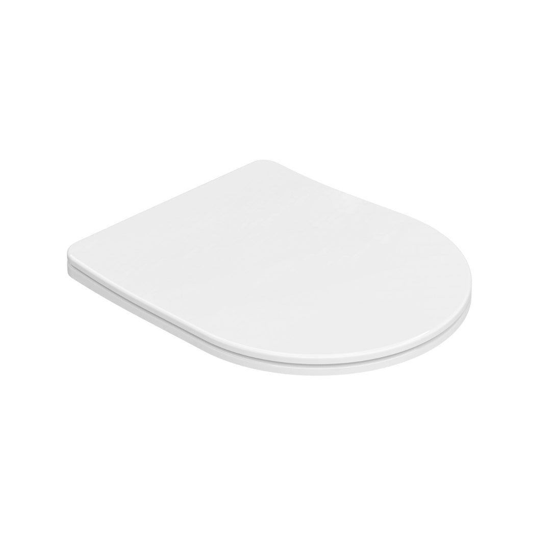 White toilet seat spare