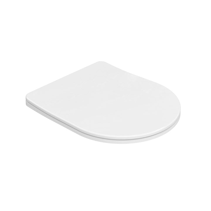 White toilet seat spare