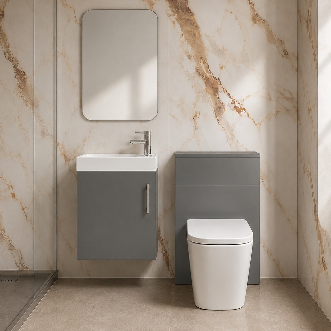 Mito WC Unit Pack - Dove Grey