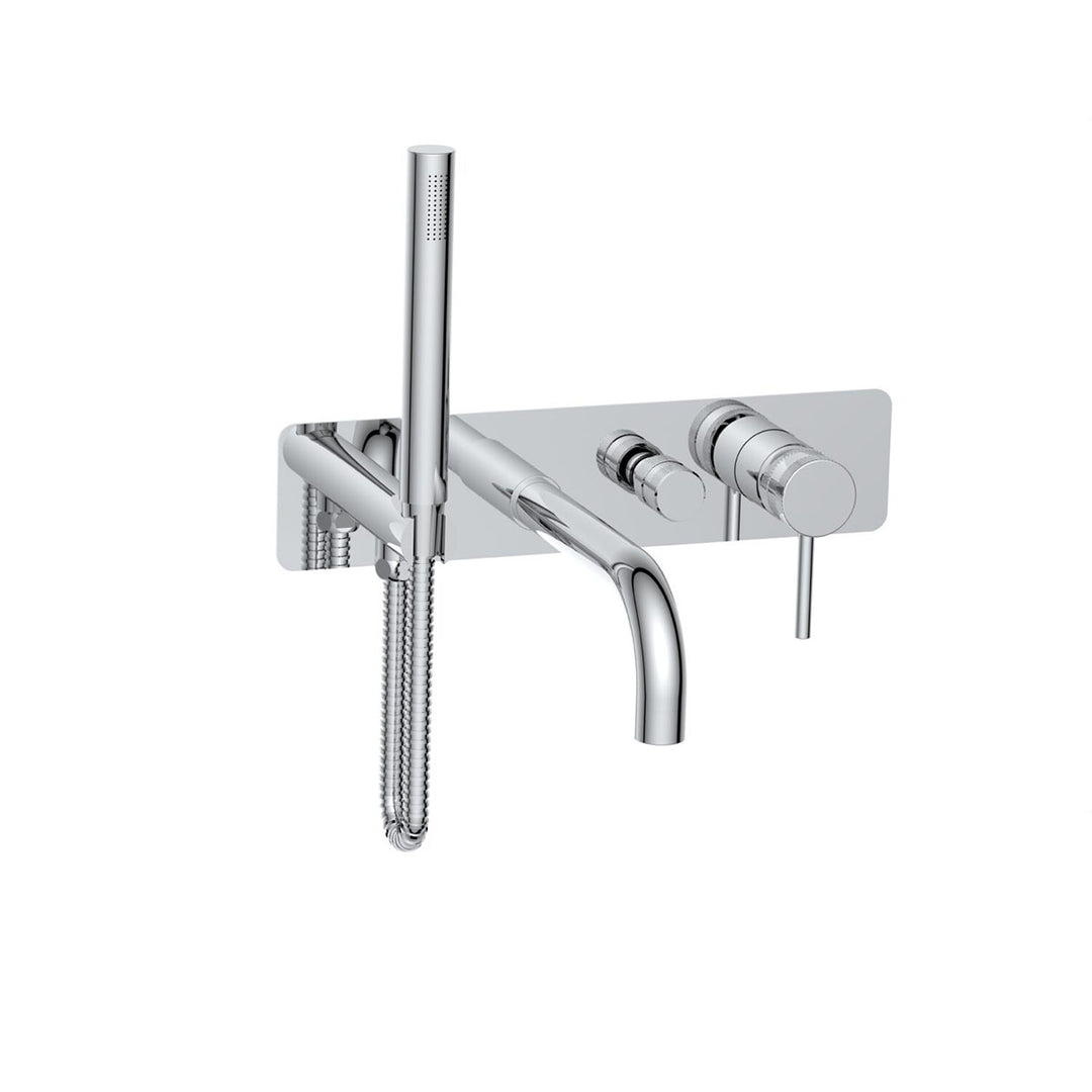 Exclusiv Wall Mounted Bath Shower Mixer - Chrome