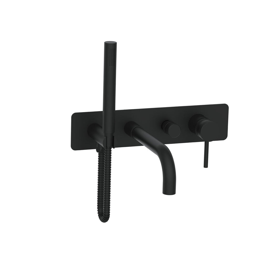 Exclusiv Wall Mounted Bath Shower Mixer - Black