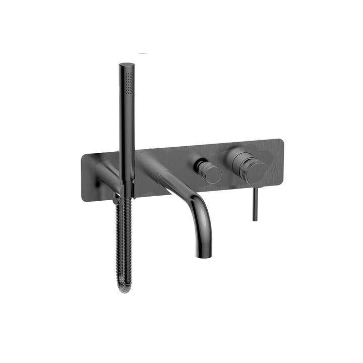 Exclusiv Wall Mounted Bath Shower Mixer - Gunmetal