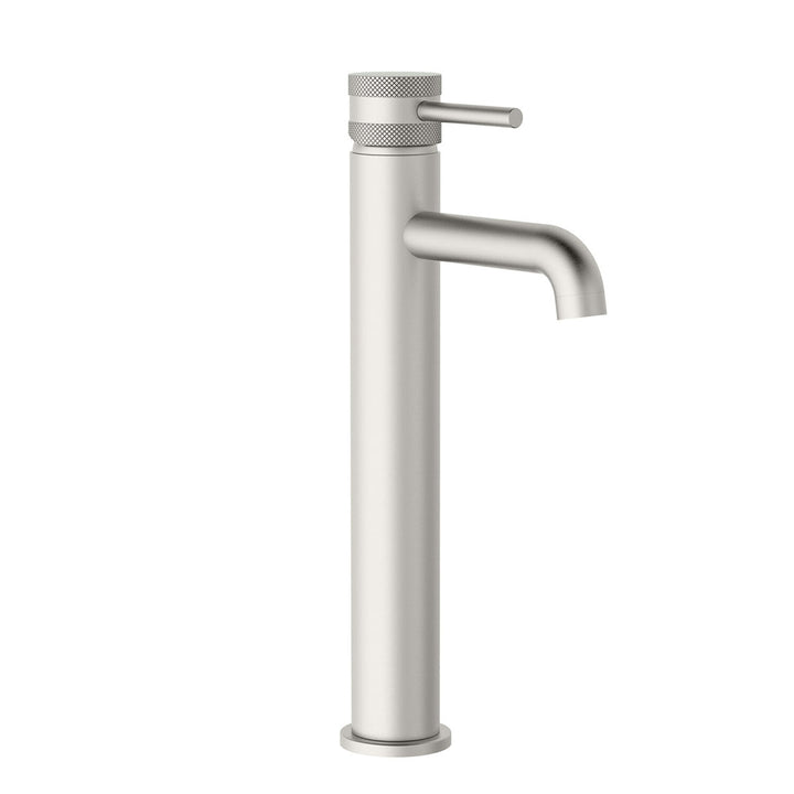 Exclusiv Tall Mono Basin Mixer - Brushed Nickel