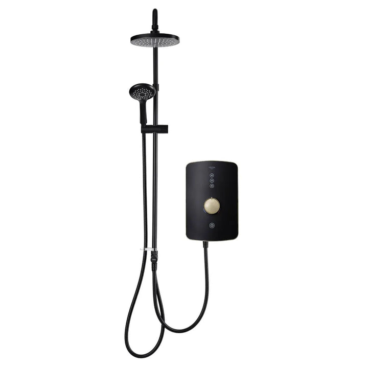 Triton Amala DuElec Electric Shower - Brushed Brass