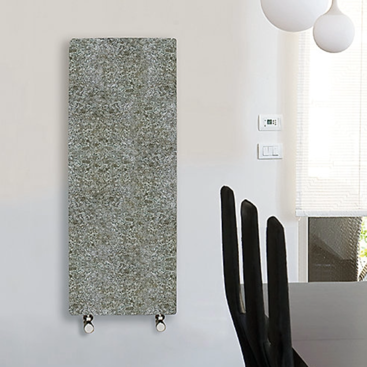 Granite Radiator Synergy Zaurea Marble Stone Radiator 500x1200mm - Grey – Bathshack