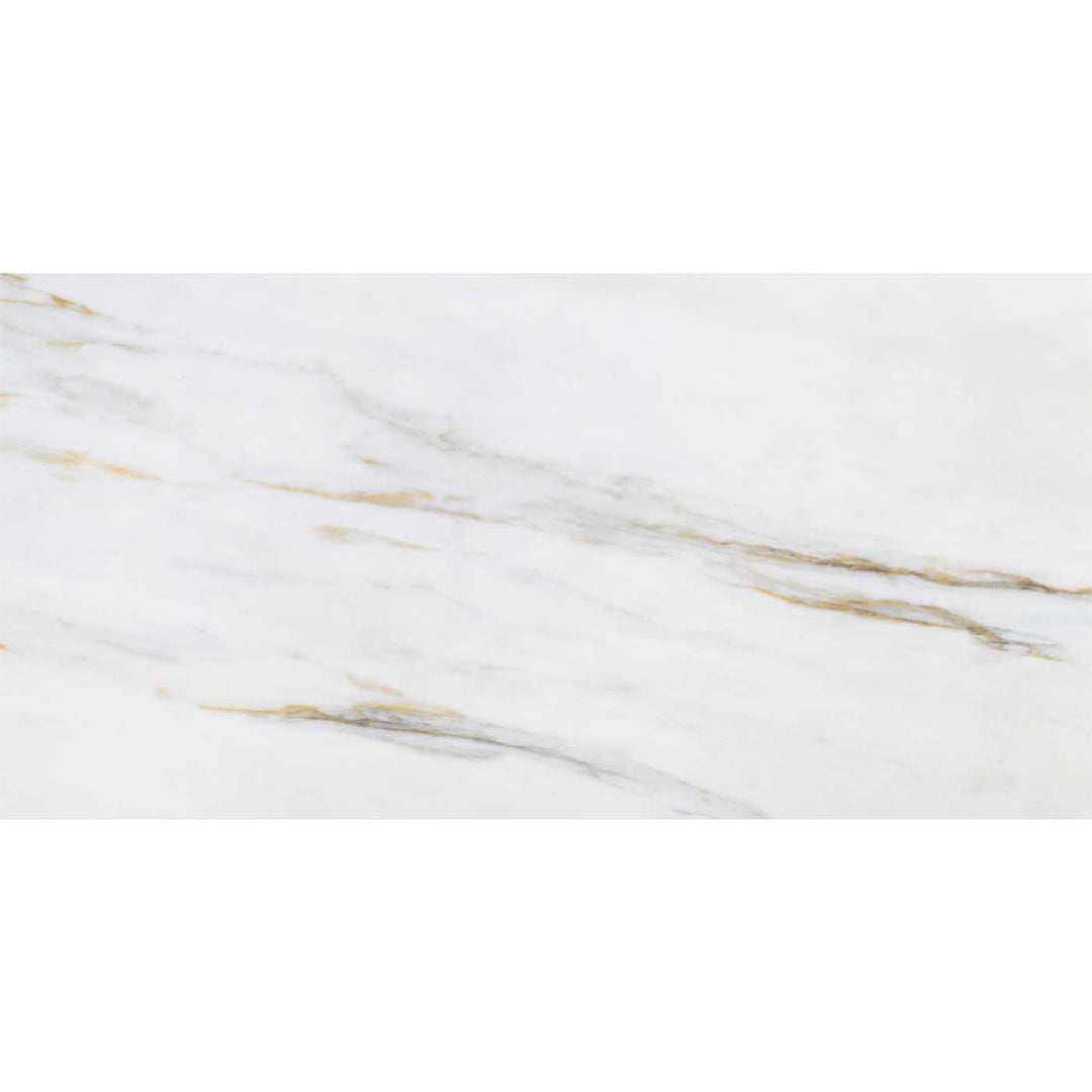 Marble Calcatta Gold Matt 60 x 120cm Rectified Porcelain Floor Tile - 1.44 sqm perbox