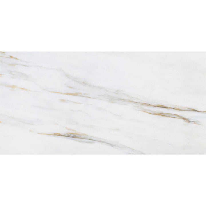 Marble Calcatta Gold Matt 60 x 120cm Rectified Porcelain Floor Tile - 1.44 sqm perbox