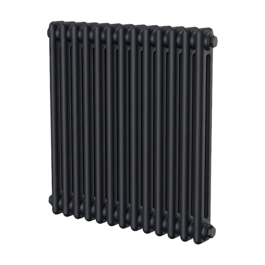 Ascari Classic 2 Column Designer Radiator 600mm x 605mm Black