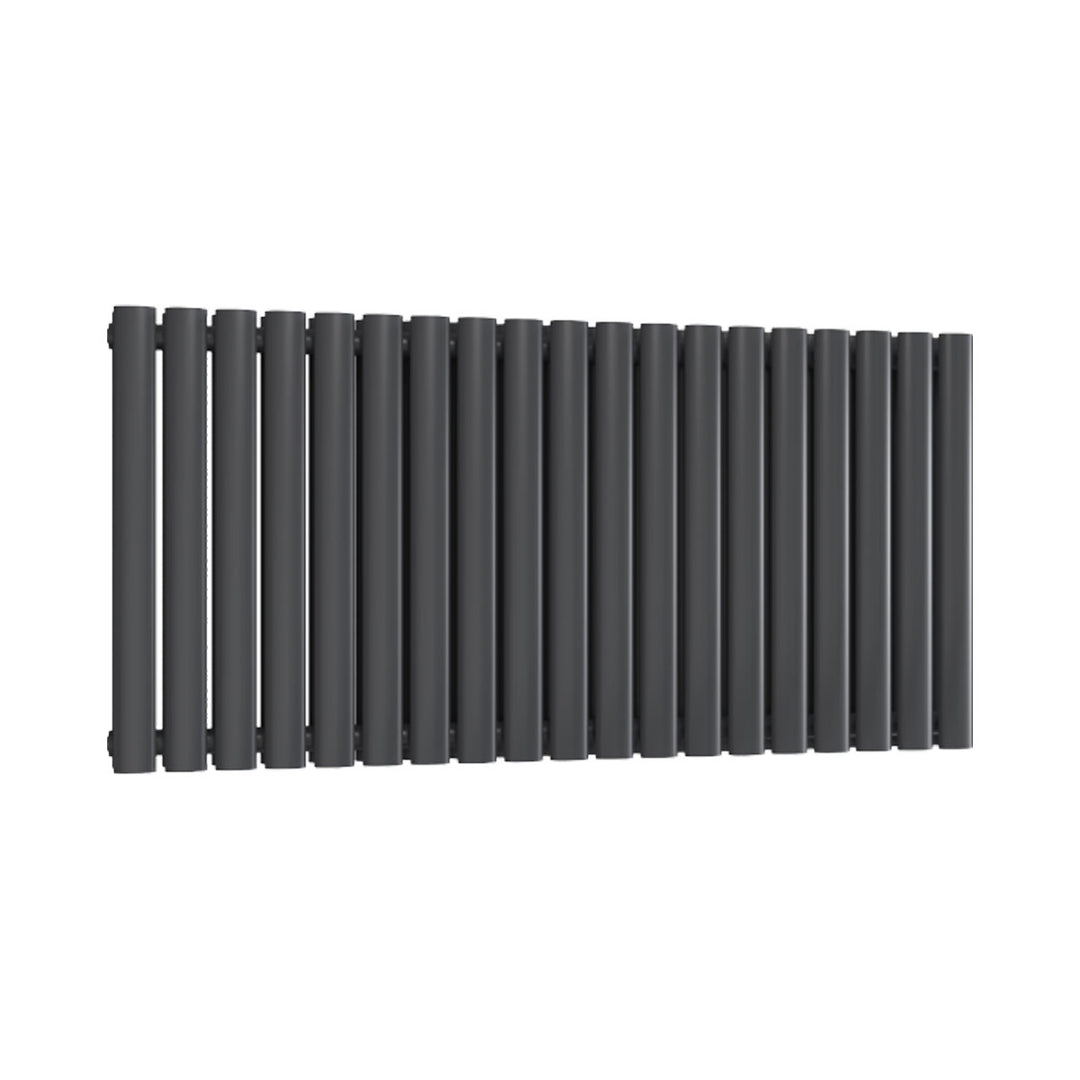 Andretti Double Designer Radiator 600mm x 1140mm Anthracite