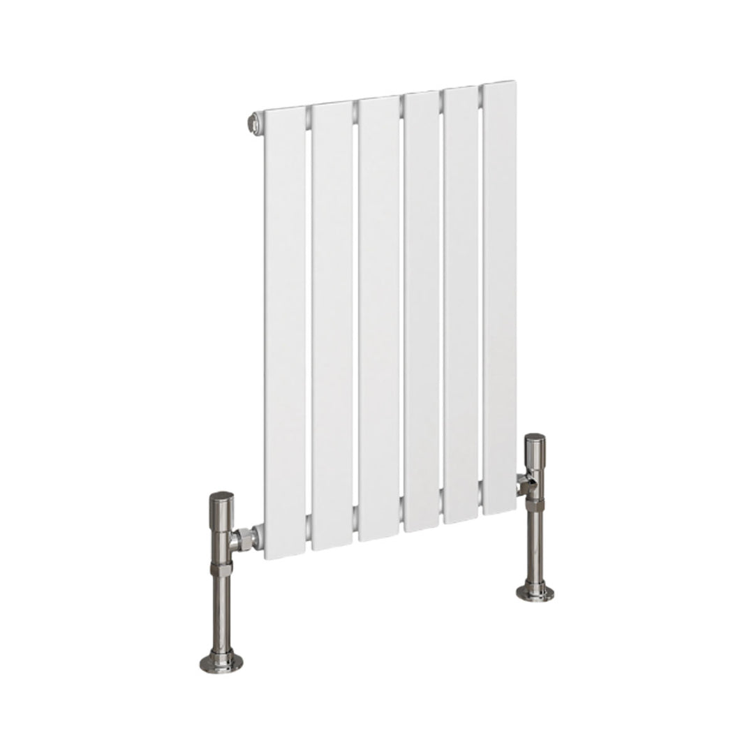Alonso Single Designer Radiator 600mm x 420mm White