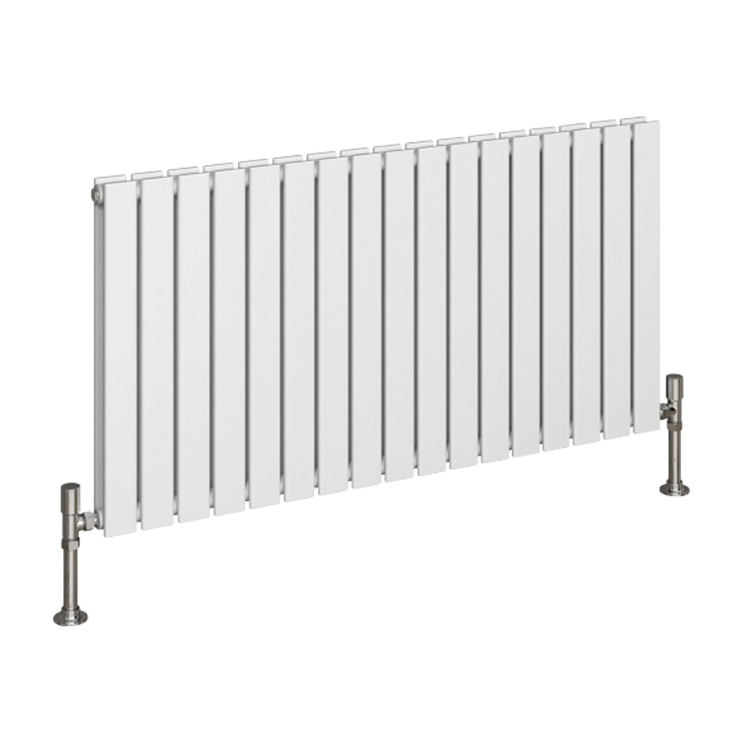 Alonso Double Designer Radiator 600mm x 1190mm White