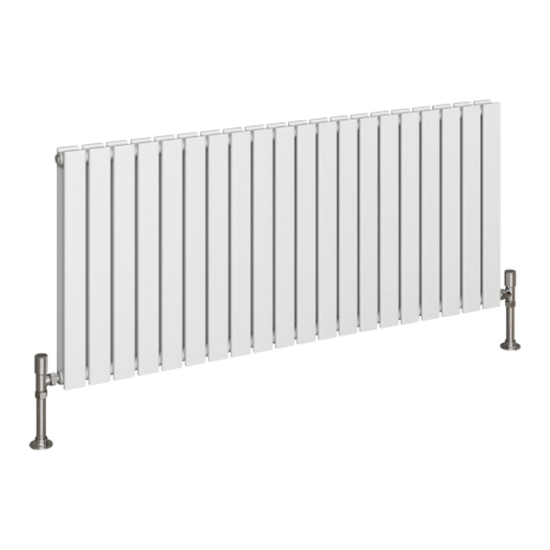 Alonso Double Designer Radiator 600mm x 1470mm White