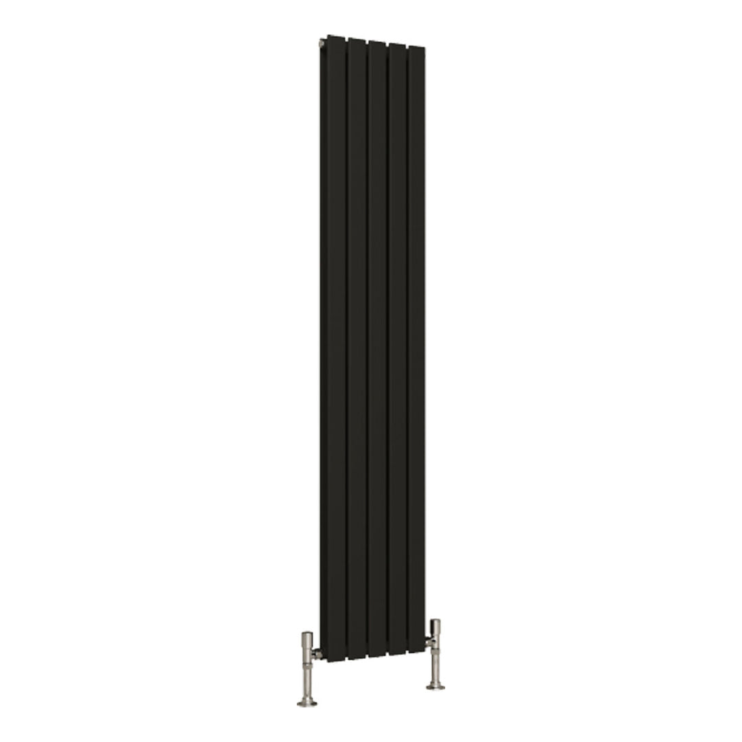 Alonso Double Designer Radiator 1800mm x 350mm Black