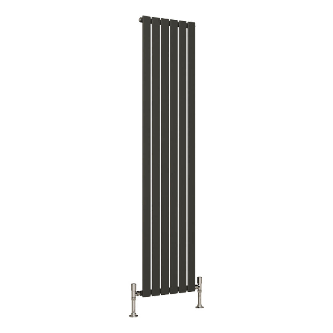 Alonso Single Designer Radiator 1800mm x 420mm Anthracite