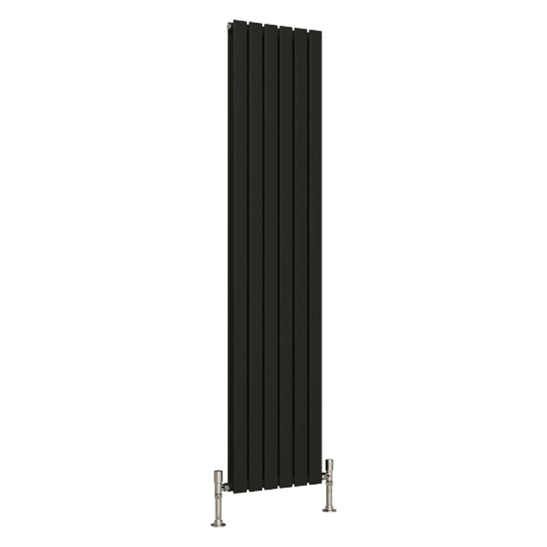 Alonso Double Designer Radiator 1800mm x 420mm Black