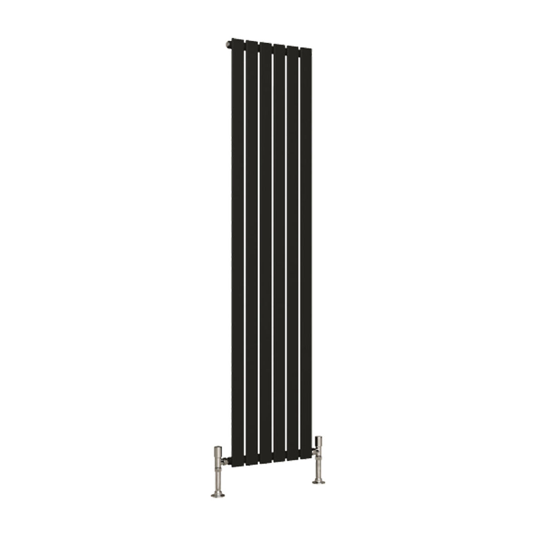 Alonso Single Designer Radiator 1800mm x 420mm Black