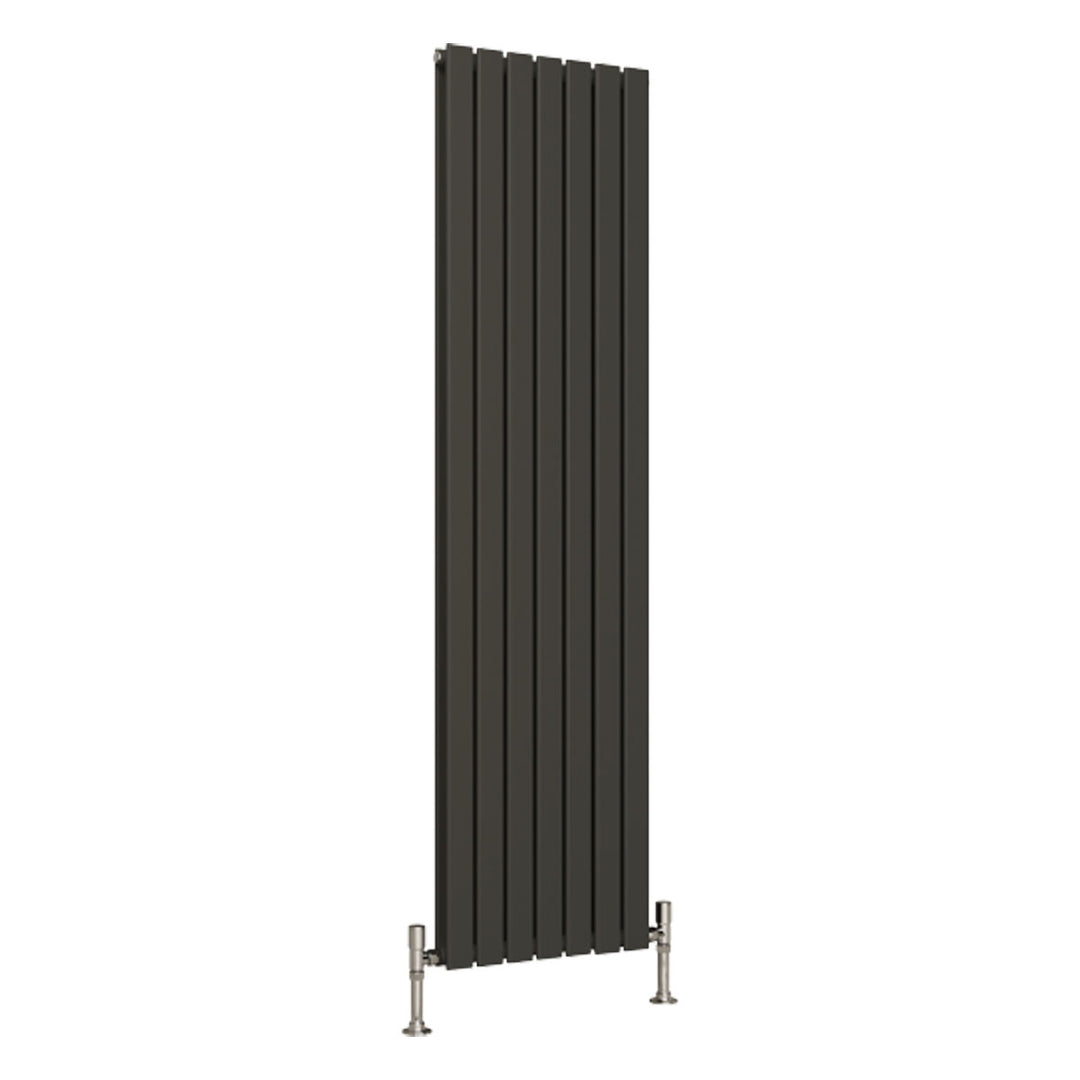 Alonso Double Designer Radiator 1800mm x 490mm Anthracite