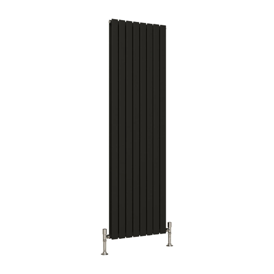 Alonso Double Designer Radiator 1800mm x 560mm Black