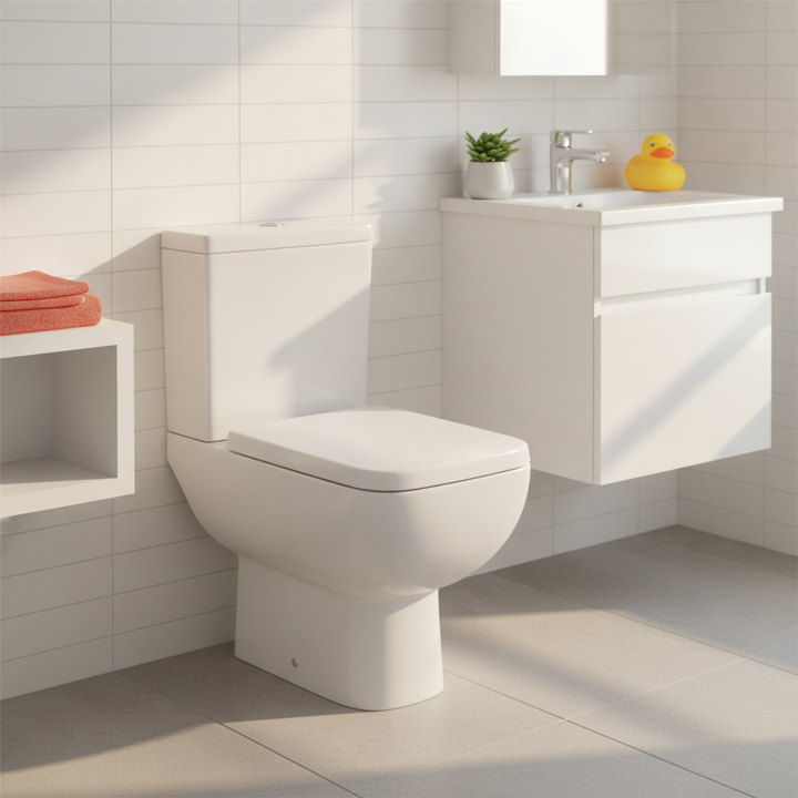 Rak S600 Close Coupled Toilet &amp; Soft Close Seat