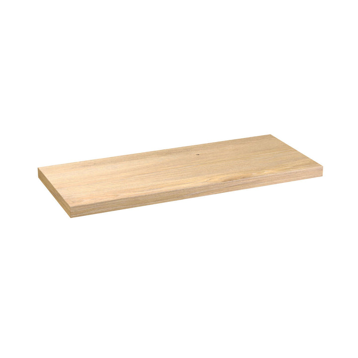 Modulo 1200mm Wall Mounted Shelf - Davos Oak (No Brackets)