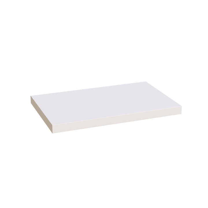 Modulo 800mm Wall Mounted Shelf - Matt White (No Brackets)