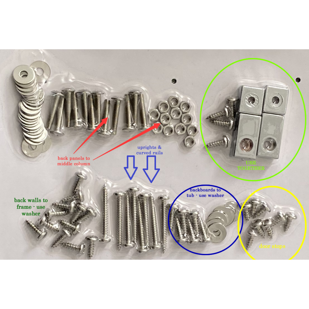 Spare Fittings Pack for VIDPURELC100WHT/LW9.5