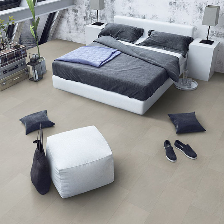 Lusso Floor Luxury Vinyl Tile 610mm x 305mm x 4.5mm 2.23sqm Per Pack - Beige Slate