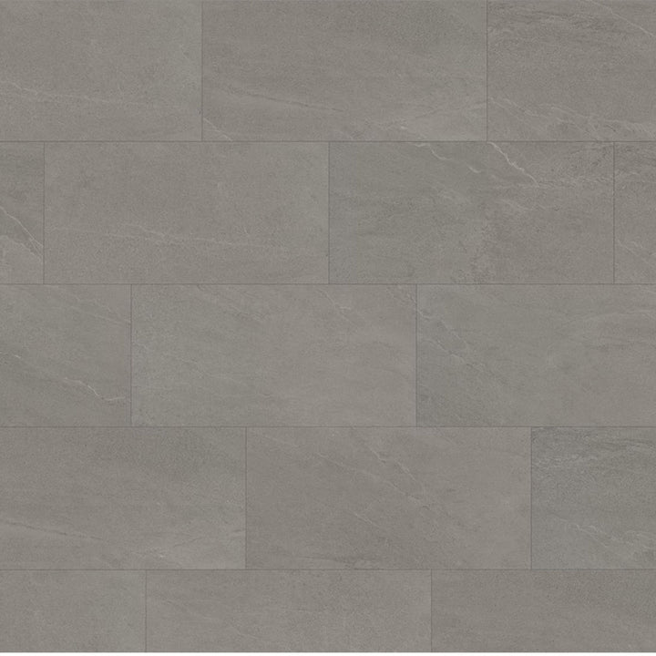 Lusso Floor Luxury Vinyl Tile Light 610mm x 305mm x 4.5mm 2.23sqm Per Pack -Grey Slate