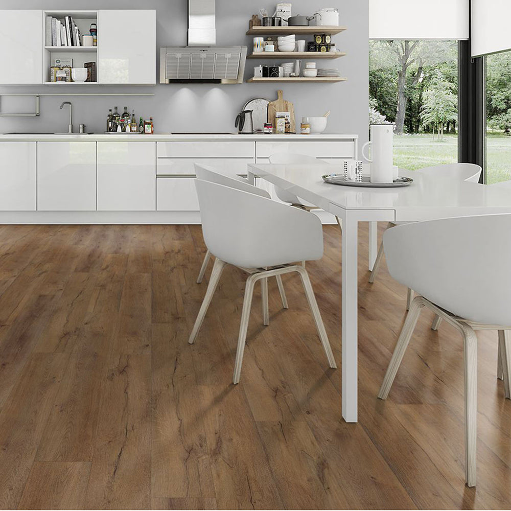 Rigid Vinyl Flooring - Bandon Oak - 1220mm x 180mm x 5mm - 2.196sqm Per Pack