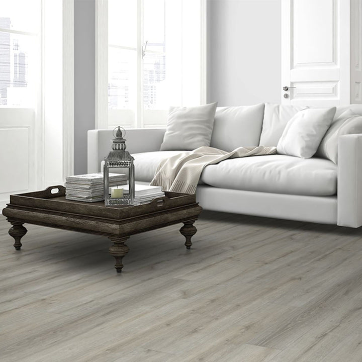 Rigid Vinyl Flooring - Folye Grey Oak - 1220mm x 180mm x 5mm - 2.196sqm Per Pack