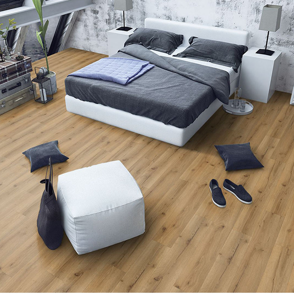 Rigid Vinyl Flooring - Liffey Oak - 1220mm x 180mm x 5mm - 2.196sqm Per Pack
