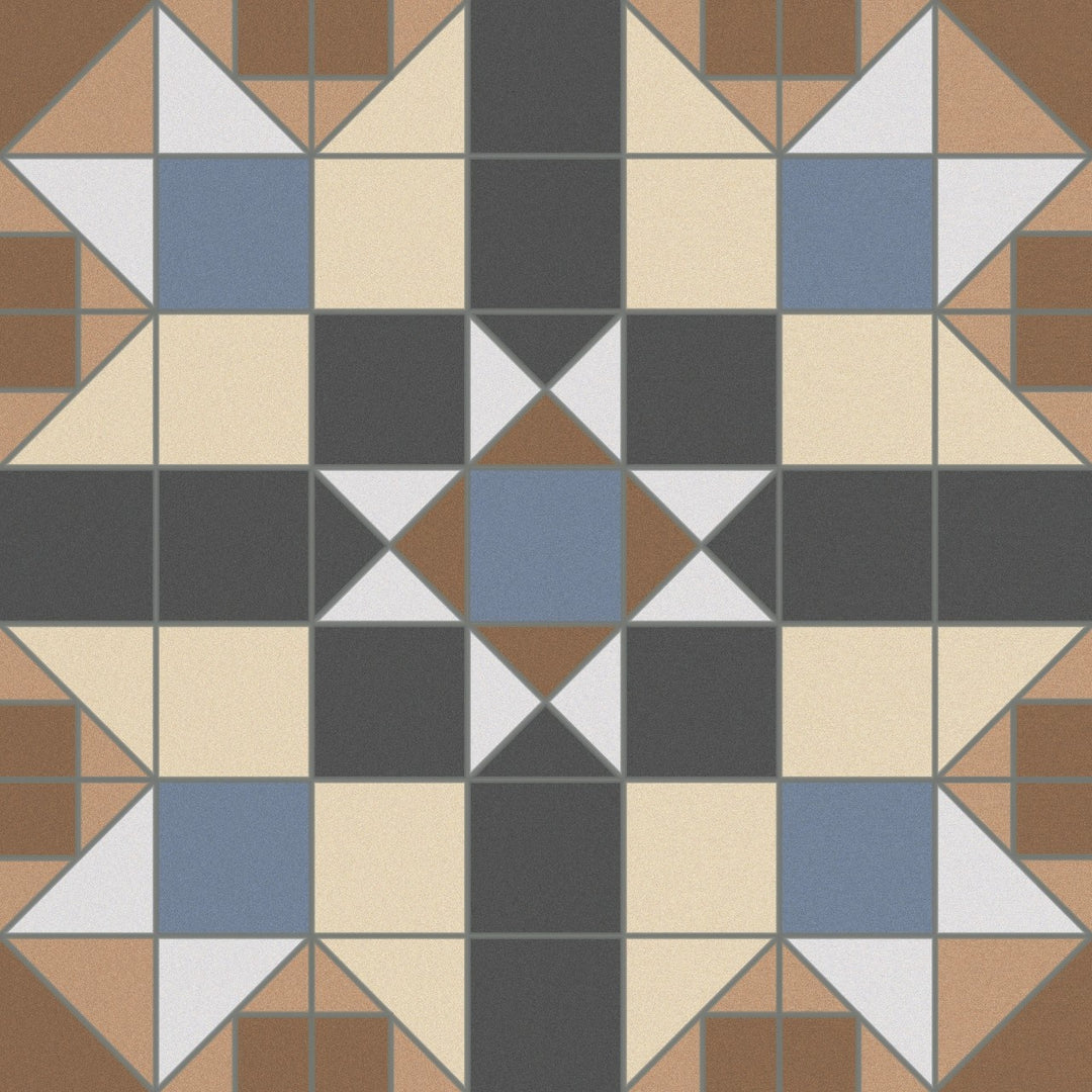 Victoria Multicolour 45 x 45cm Floor Tile - 1.62 sqm perbox