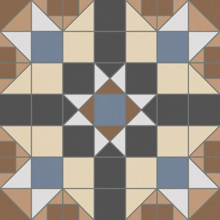 Victoria Multicolour 45 x 45cm Floor Tile - 1.62 sqm perbox