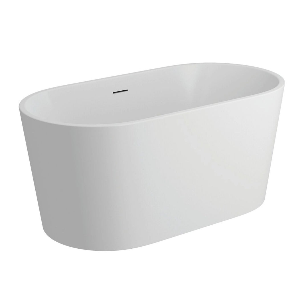 Complete 1600mm Freestanding Bath Bathroom Suite – Athens Matt Black Vanity, WC &amp; Basin Set