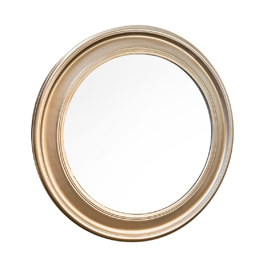 Macy Round Mirror Champagne 90cm
