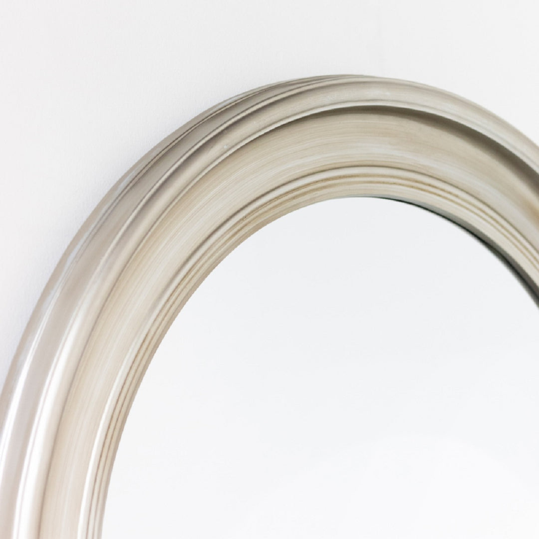 Macy Round Mirror Champagne 90cm