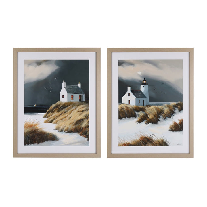 Framed Canvas Beyond The Dunes