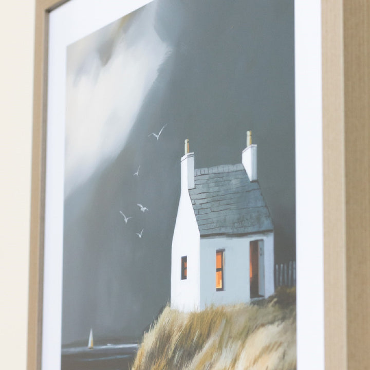 Framed Canvas Beyond The Dunes