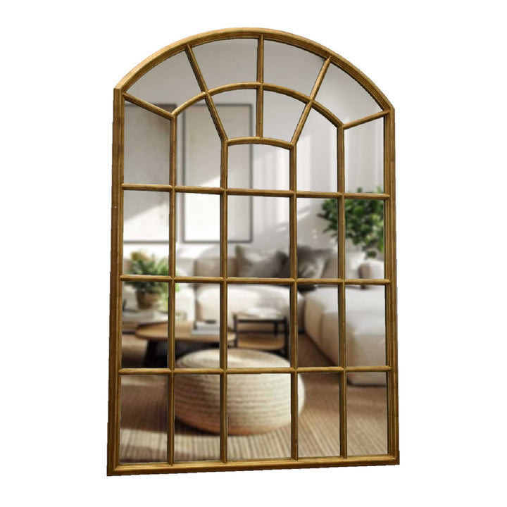 Celine Window Mirror 100 x 150cm Gold