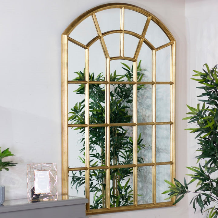 Celine Window Mirror 100 x 150cm Gold