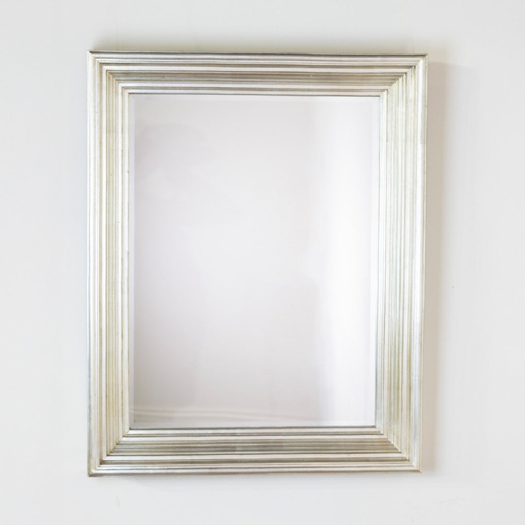 Lily Rectangle Mirror 78 x 98cm Champagne